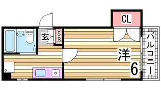 アルペジオ【3階】の間取り