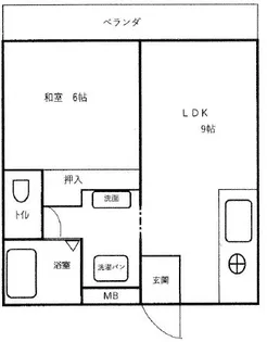 浜第一マンション【3階】の間取り