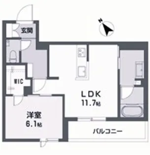 ラ ピエノ【2階】の間取り