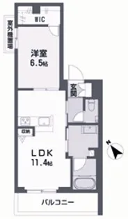 ラ ピエノ【4階】の間取り