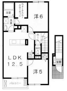 アルコバレーノVII ノース【2階】の間取り