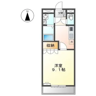スタービュー【1階】の間取り