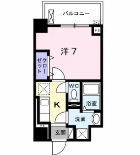フリーデ明石駅前【5階】の間取り