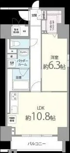 リラシオ西明石駅前【3階】の間取り
