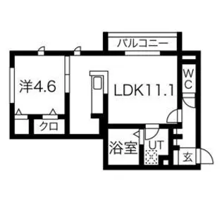 キャトルセゾン【2階】の間取り