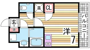 アロハマリーナ【3階】の間取り
