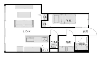 共栄ビル【2階】の間取り