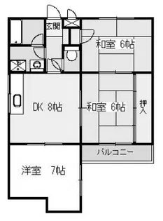 秋定マンション【2階】の間取り