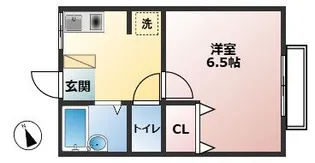 シングルプラン【2階】の間取り