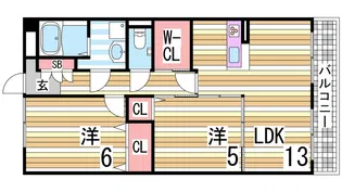 ガーデンコート【2階】の間取り