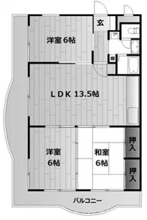 シーサイドヌーベル重【2階】の間取り