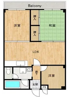 サムティ南多聞台【2階】の間取り