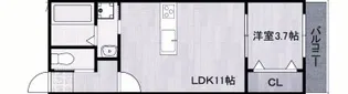 グランフォート明石城北【2階】の間取り