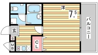 リトルバードD【2階】の間取り