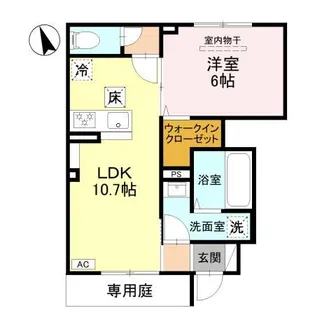 Monarch.A.西明石【1階】の間取り