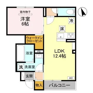 Monarch.A.西明石【1階】の間取り