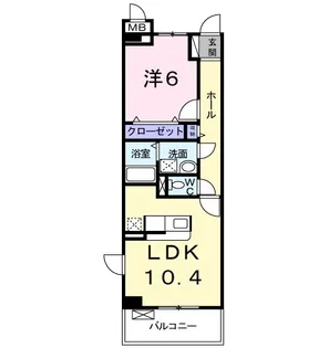 グランド・サン・フローラM【2階】の間取り