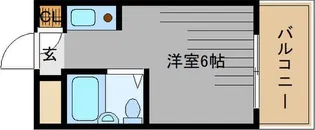 黒田第二ビル【2階】の間取り
