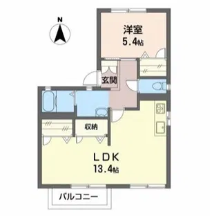 メゾン旭が丘【2階】の間取り