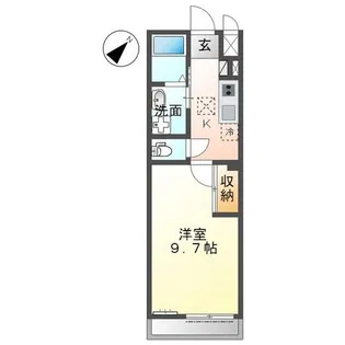 セレーネ シグナス【1階】の間取り