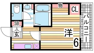 ファーストマンション【3階】の間取り