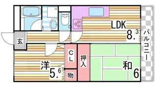 フォレスト星陵台【2階】の間取り