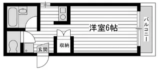 リバティミラ【1階】の間取り