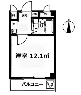 エクセレンス武庫之荘【4階】の間取り