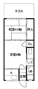 リバーサイド宮本【1階】の間取り