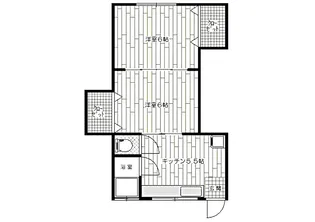 山口文化【2階】の間取り