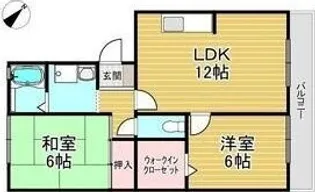 フォンテーヌII【3階】の間取り
