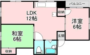 グリーンハイツ伊丹【5階】の間取り