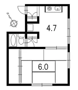 シャトー宝塚【3階】の間取り