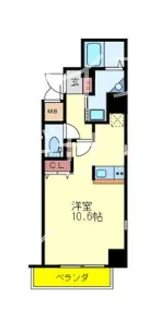 キセラ川西弐番館【2階】の間取り