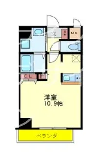 キセラ川西弐番館【3階】の間取り