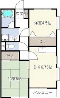 サニーハイツ【1階】の間取り
