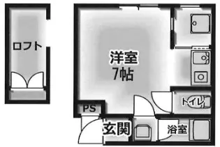 K&Kビルディング【4階】の間取り