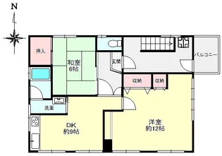 ディア西伊丹【3階】の間取り