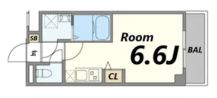 AILE武庫之荘【4階】の間取り
