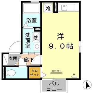 セジュール参番館【2階】の間取り