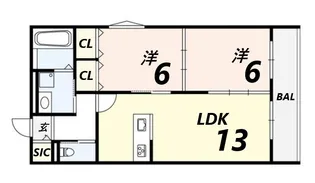 (仮称)尼崎市稲葉荘1丁目新築アパート【1階】の間取り