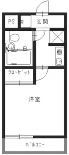 ハイツ中野【2階】の間取り