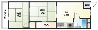 大庄ハイツ【2階】の間取り