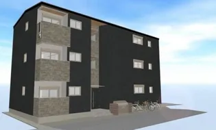 (仮称)La-Crea浜A棟【3階】の外観