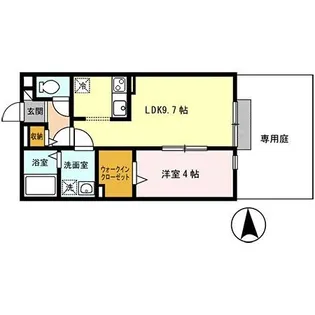 ウィッチ【1階】の間取り