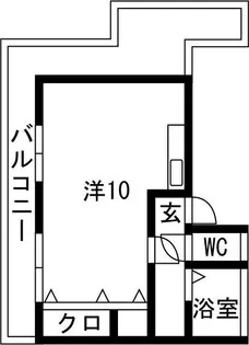都ハウス【4階】の間取り