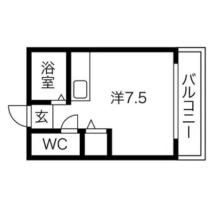 都ハウス【4階】の間取り
