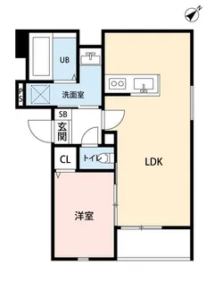 (仮称)尼崎東園田新築【3階】の間取り