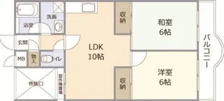 メゾンシャルム【1階】の間取り