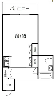 サンシティ21【5階】の間取り